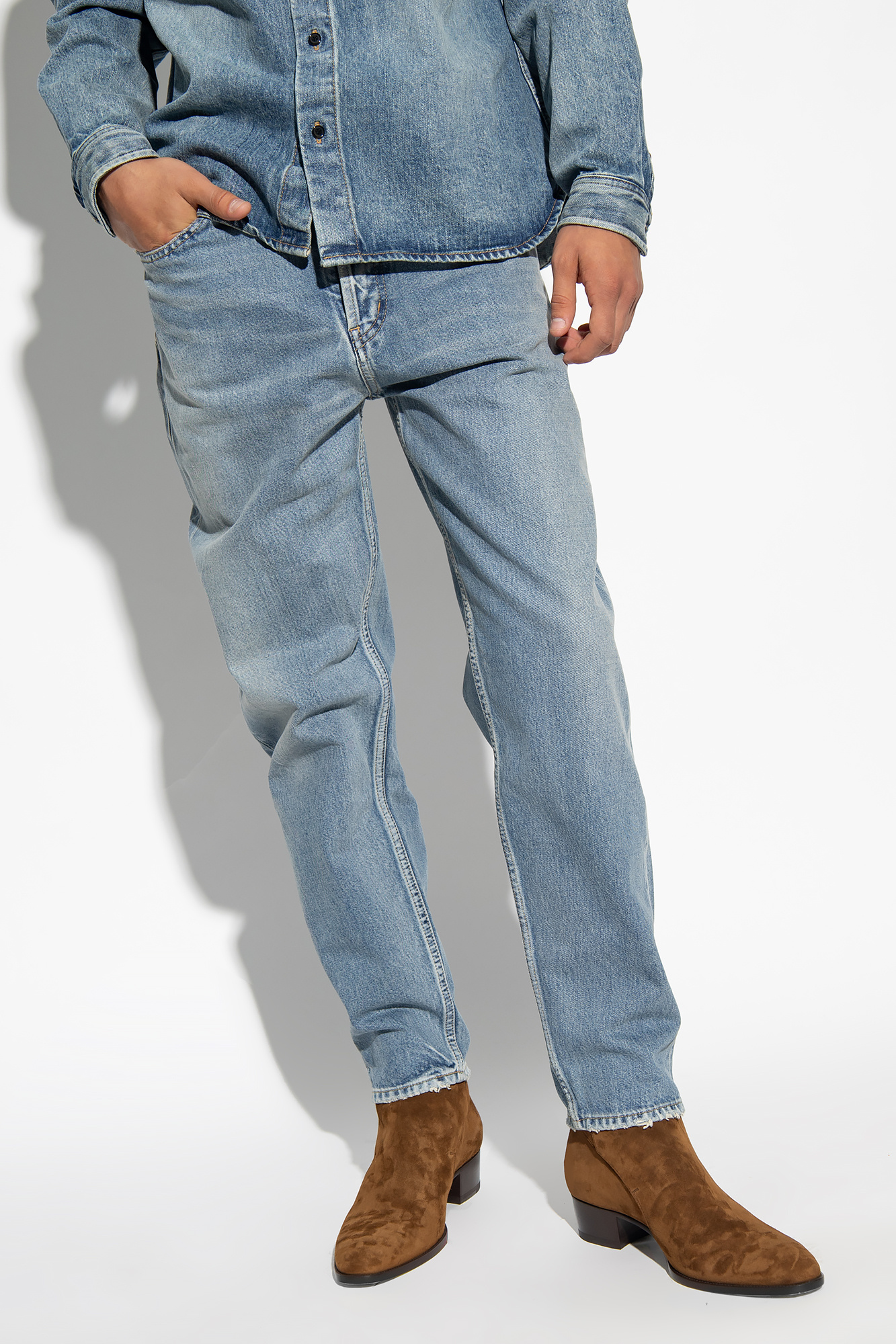 90's slim jeans in 50's blue denim | Saint Laurent | YSL SG